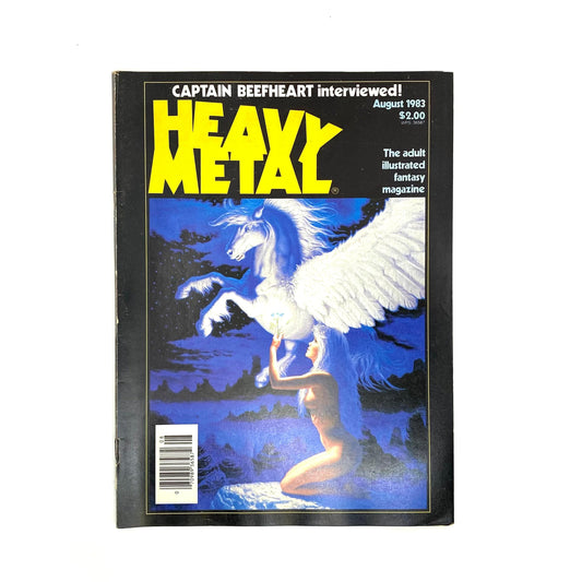 HEAVY METAL - Adult Illustrated Fantasy Erotic Magazine - August 1983