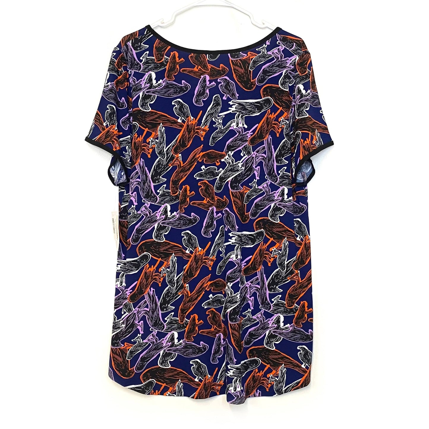 LuLaRoe | Classic T Raven S/s Top | Design: Halloween Purple/Multicolor | Size: 2XL | NWT