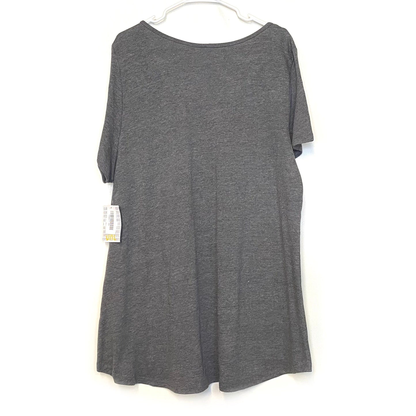 LuLaRoe | Classic T Heather S/s Top | Color: Fossil Gray | Size: 3XL | NWT