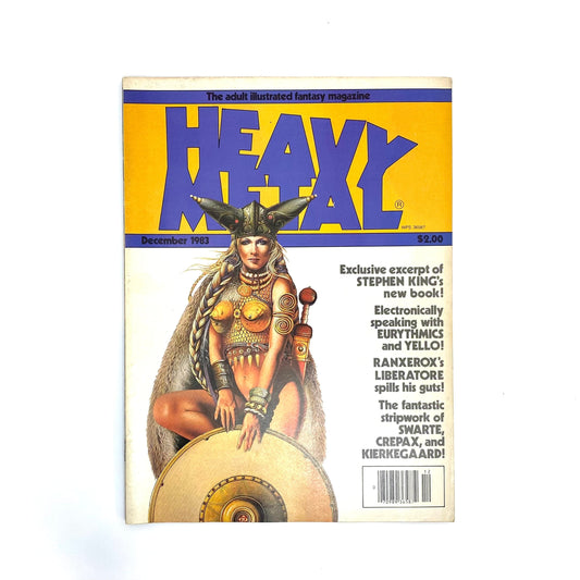 HEAVY METAL - Adult Illustrated Fantasy Erotic Magazine - December 1983