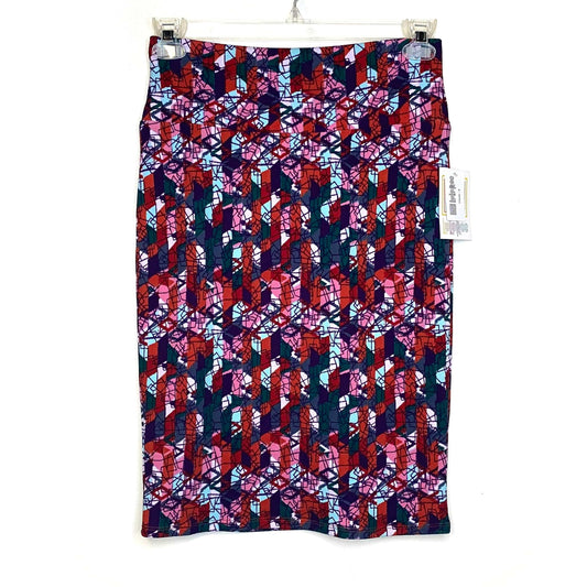 LuLaRoe Womens M Navy Blue/Green Swirl Print Azure Skirt NWT* – Parsimony  Shoppes