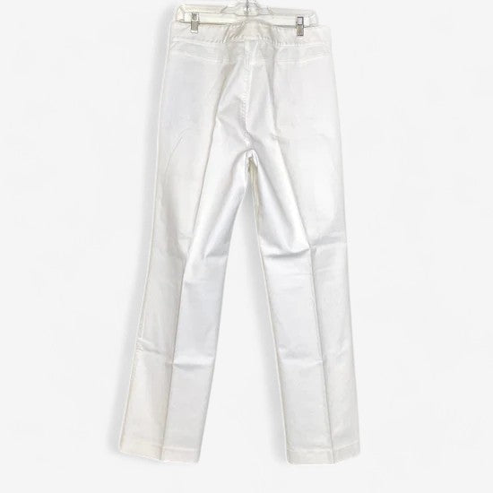 Ralph Lauren Jeans Co. Women's Size 12 White Denim 'Pink Sands' Jeans