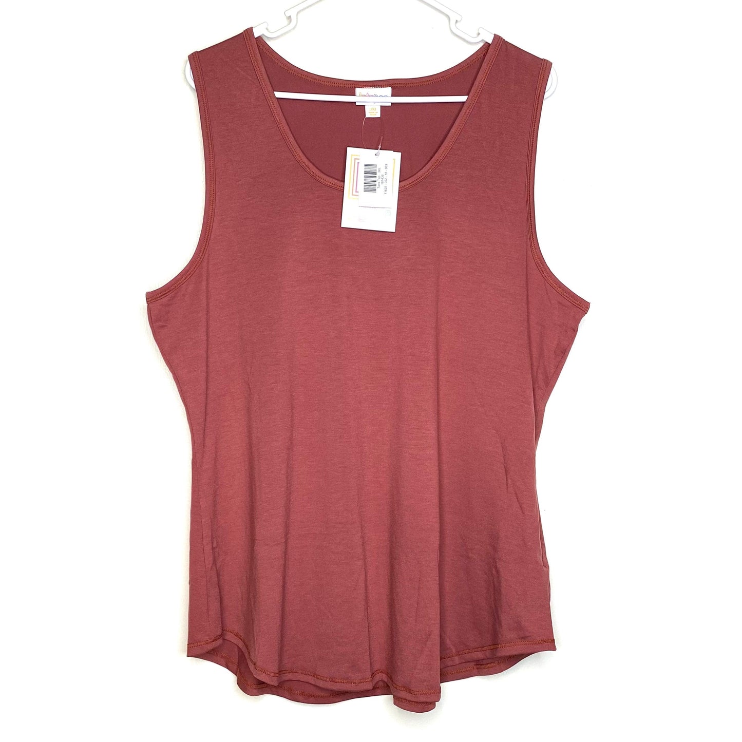 LuLaRoe | Solid Sleeveless Tank Top Shirt | Color: Wine Pink | Size: 3XL | NWT