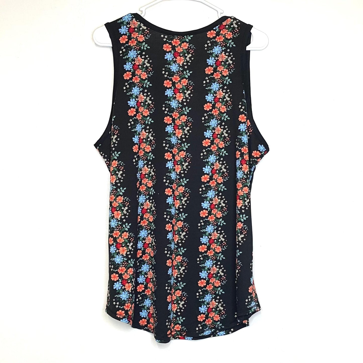 LuLaRoe | Floral Sleeveless Tank Top Shirt | Color: Black | Size: 3XL | NWT