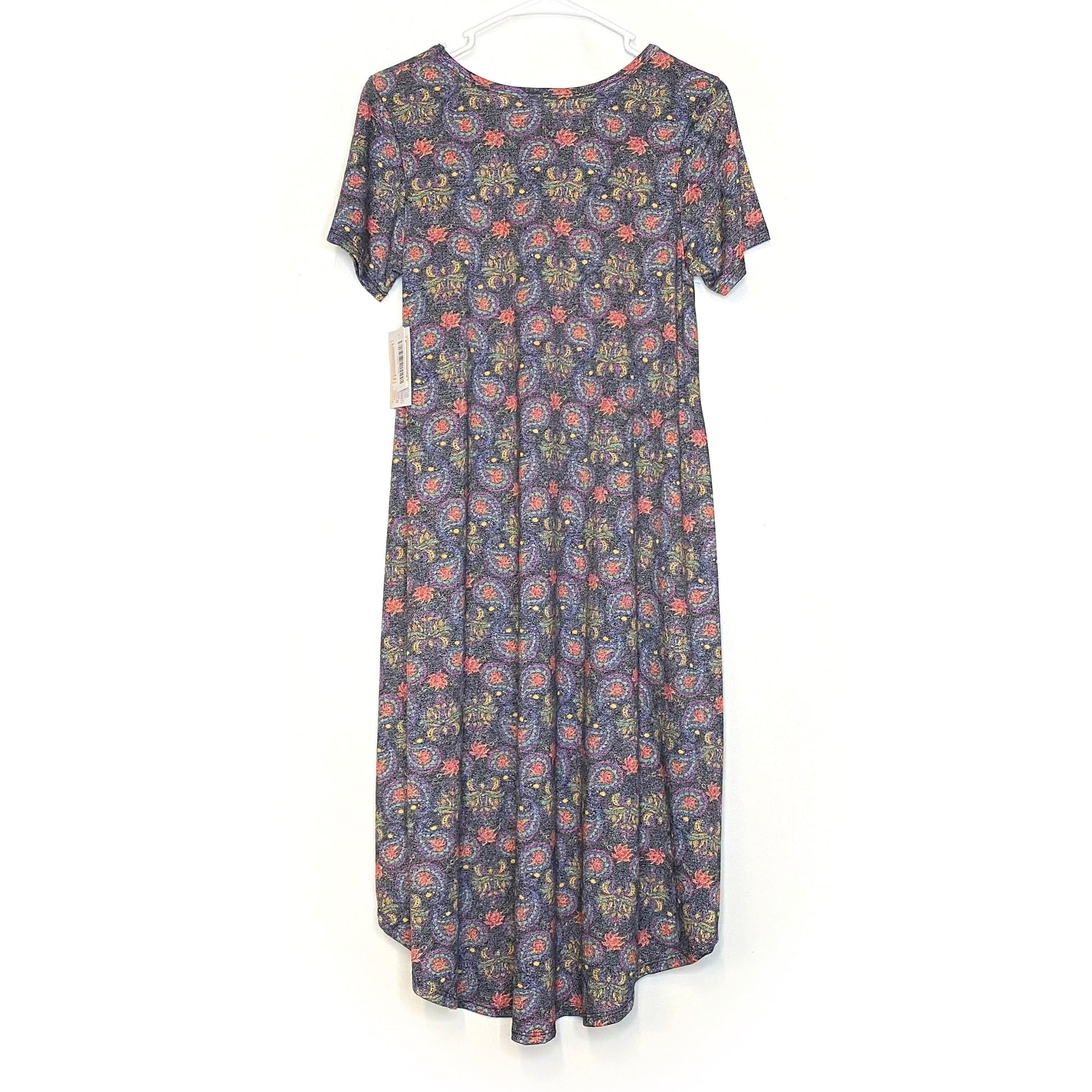 LuLaRoe Womens Size XL Orange Floral Print Julia Dress Scoop Neck S/s –  Parsimony Shoppes