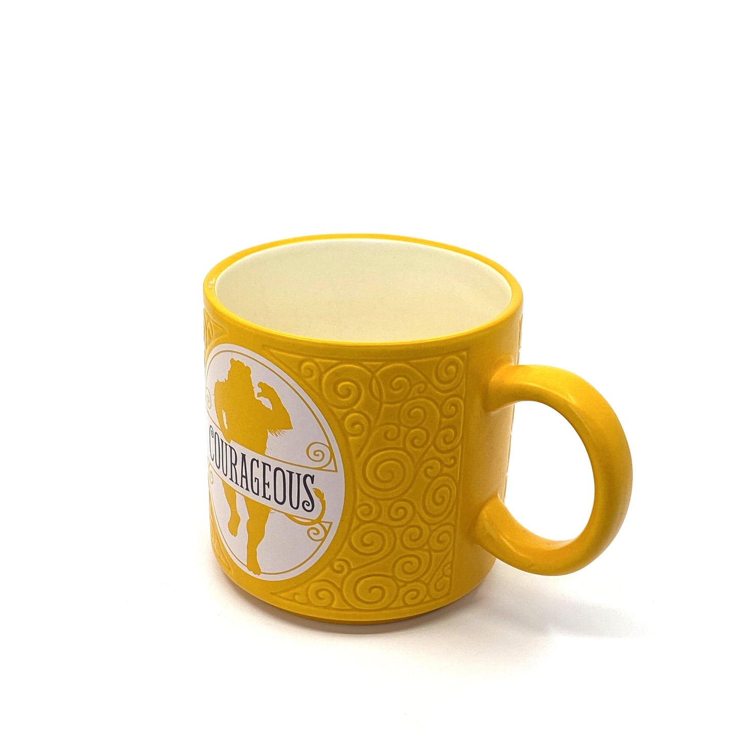 Hallmark Wizard of Oz Cowardly Lion Yellow Ceramic Coffee Cup, 16 fl oz