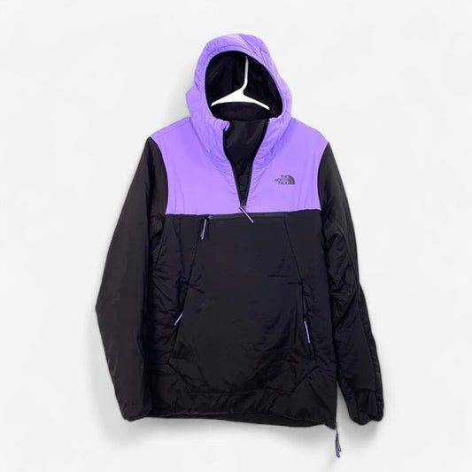 The North Face Women's Vinny Ventrix Pullover Hooded Fleece Jacket - Size M - Purple/Black