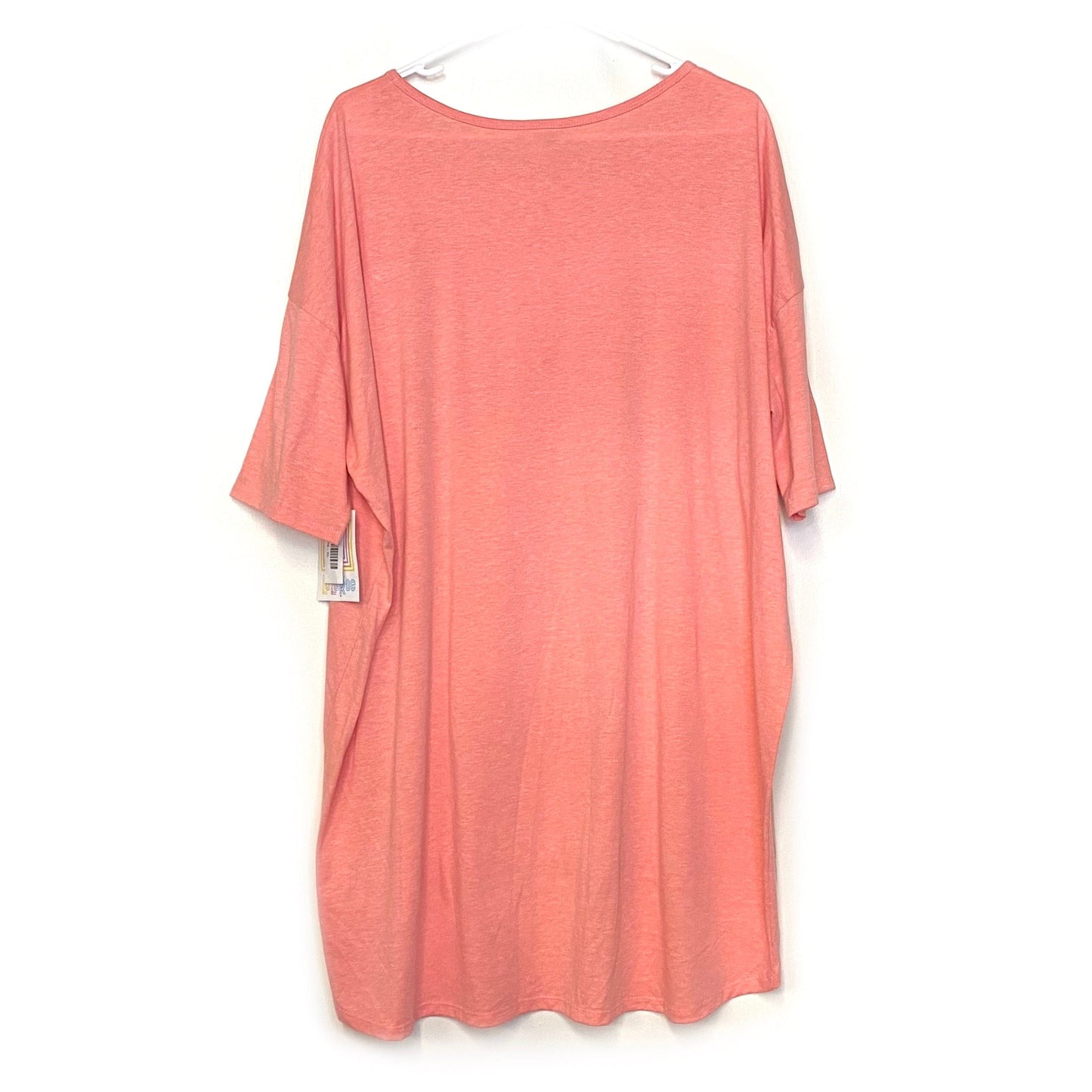 LuLaRoe | Peach Pink Irma Tunic Heather Top | Size: XL | S/s | NWT