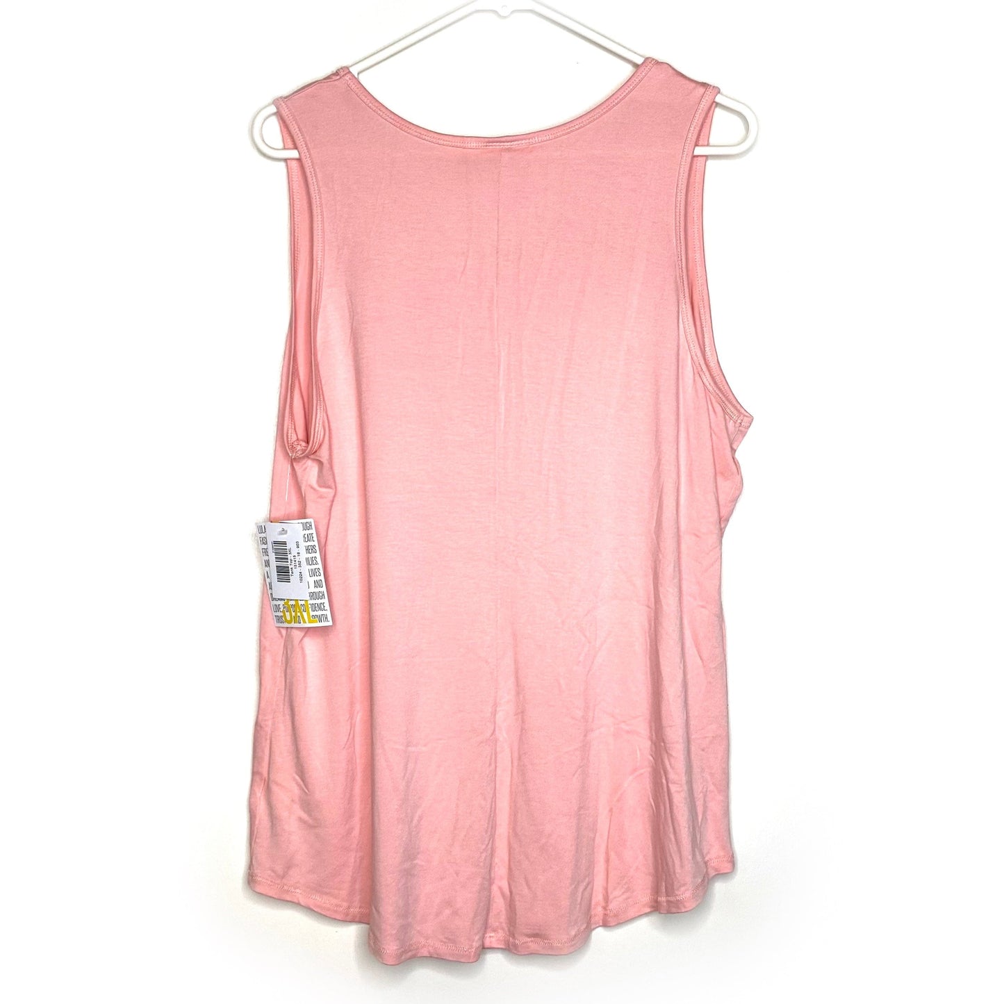 LuLaRoe | Solid Sleeveless Tank Top Shirt | Color: Salmon Pink | Size: 3XL | NWT