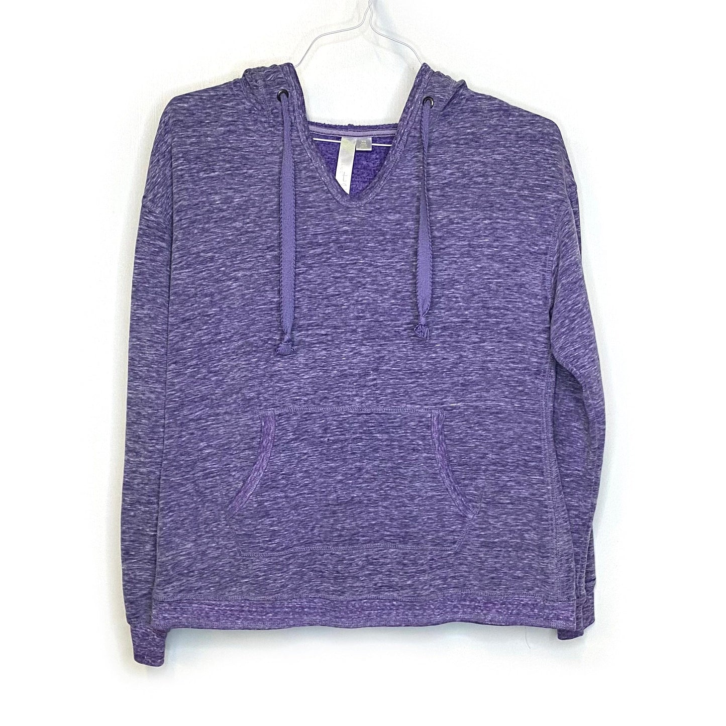 Green Tea Womens Size M Purple Hooded Sweatshirt Shirt L/s EUC