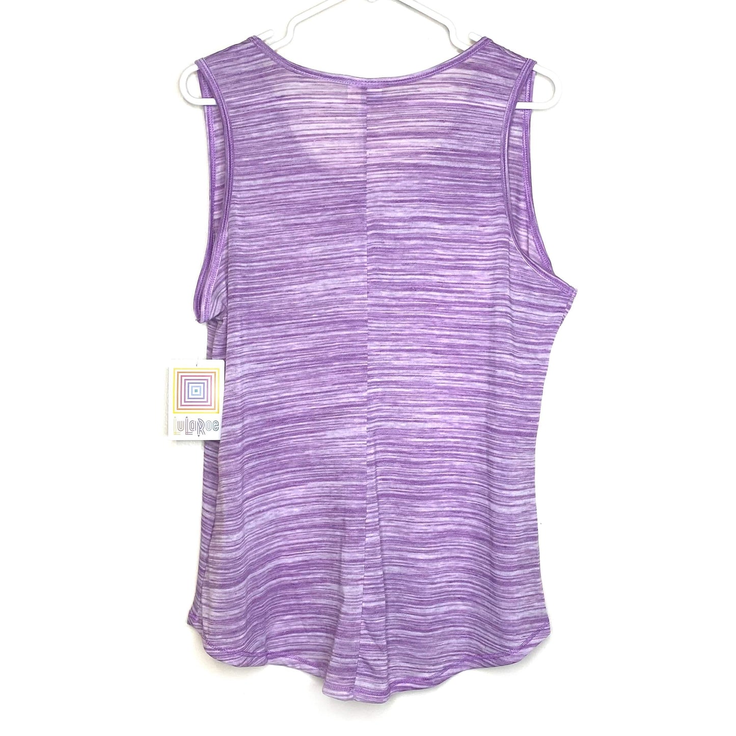 LuLaRoe Womens Size 3XL Light Purple Tank Top Shirt Heather Tank Sleeveless NWT