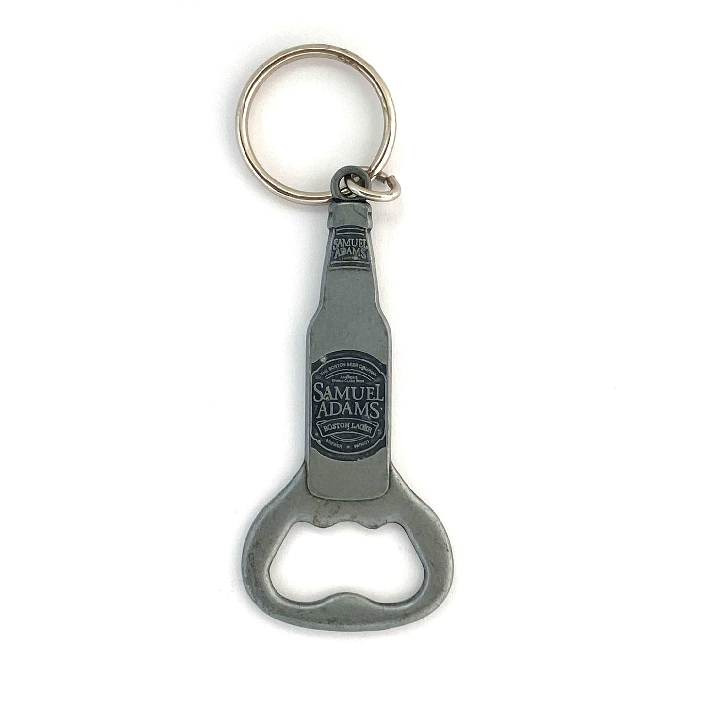 Samuel Adams Bottle Opener Pewter Keychain Bottle Opener Key Ring