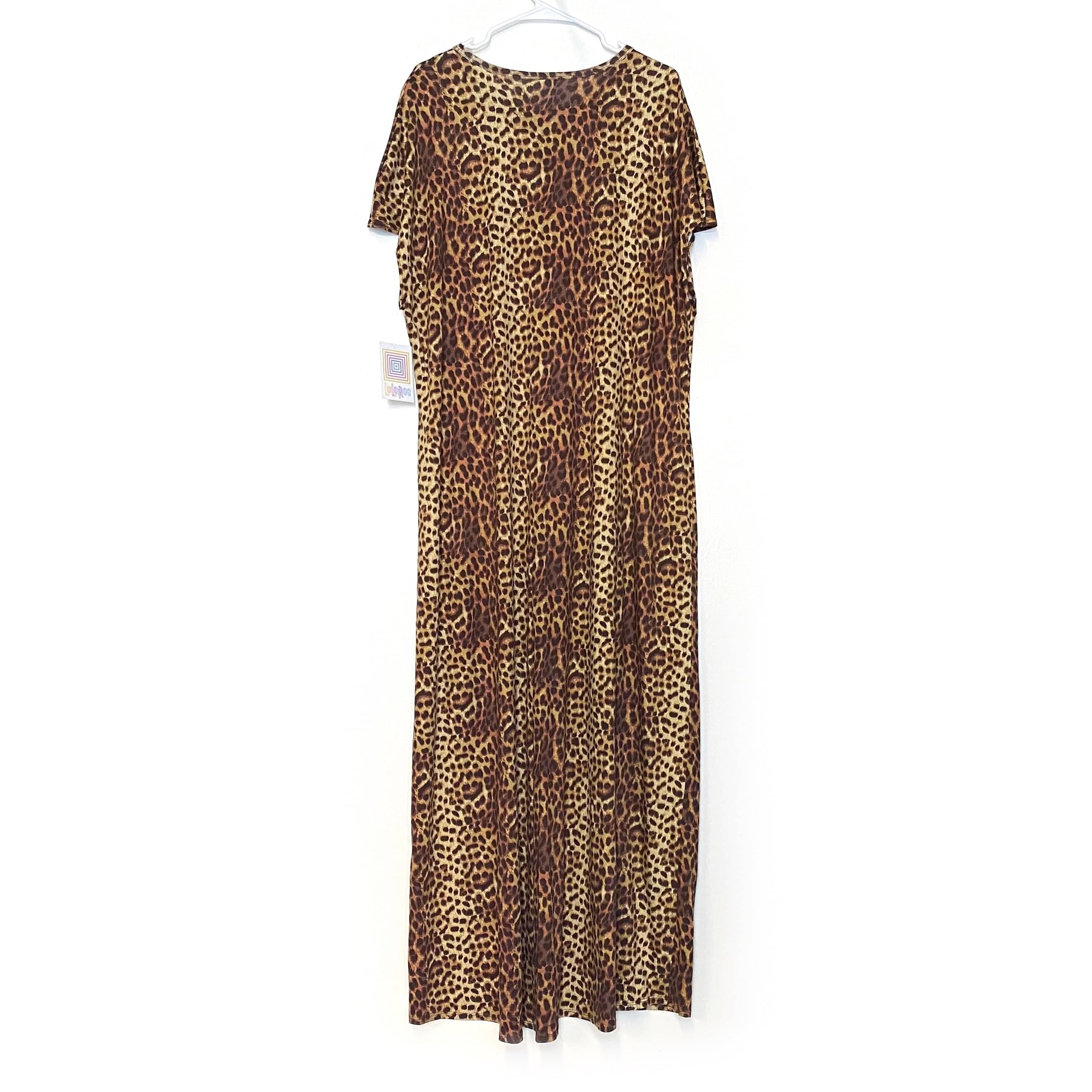 LuLaRoe | Brown Maria Leopard Print Maxi Dress | Size: 3XL | S/s | NWT –  Parsimony Shoppes