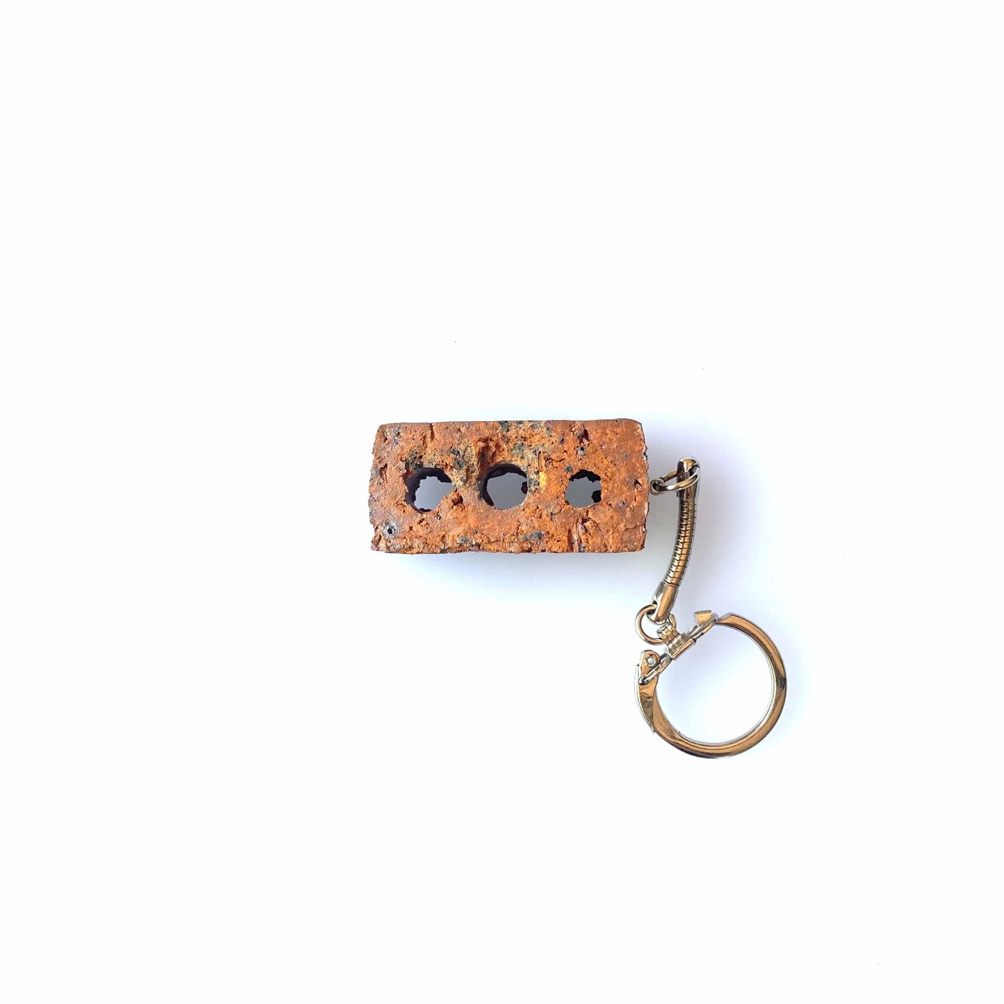 Vintage Endicott Clay Products Employee-Only Keychain Key Ring