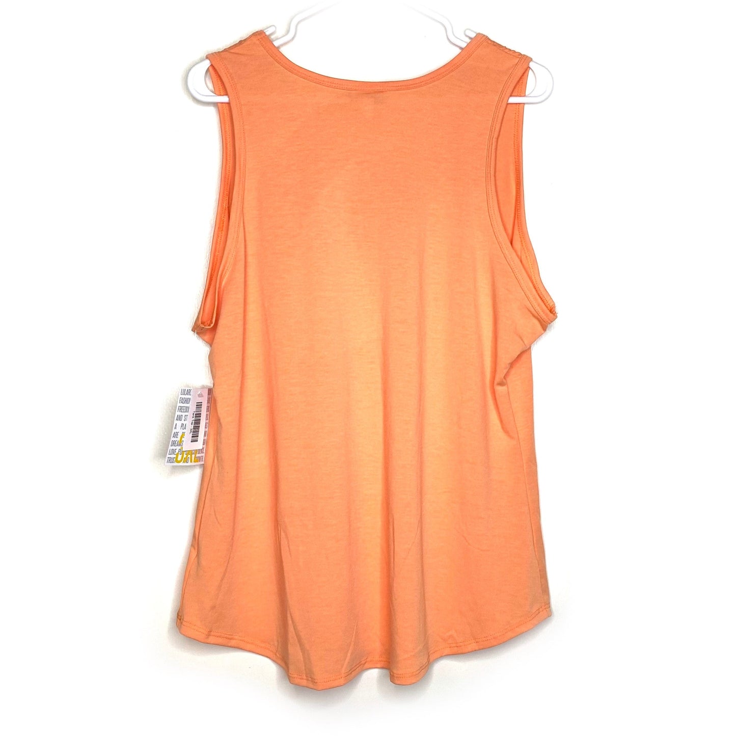 LuLaRoe | Solid Sleeveless Tank Top Shirt | Color: Sherbet Orange | Size: 3XL | NWT