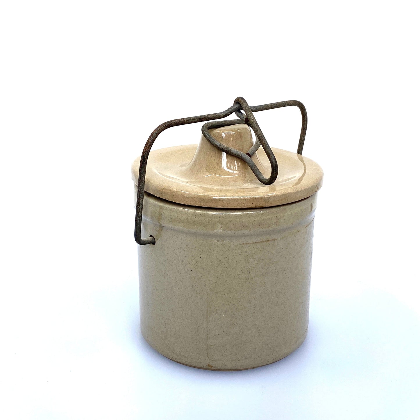 Stoneware Butter Jar Cheese Crock The Great Seal of The United States Of America