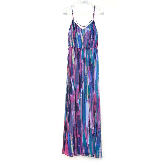 JACK Womens Size S Green Blue “Barby” Maxi Dress (NWT)