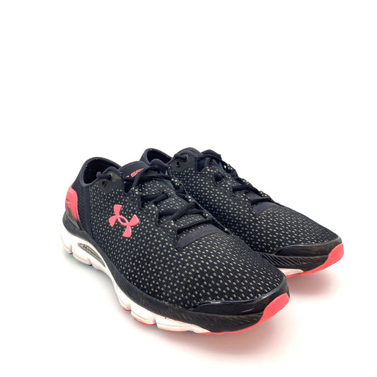 Under Armour | Womens Speedform Intake 2 Running Shoes | Color: Black/Pink | Size: 12 | Pre-Owned