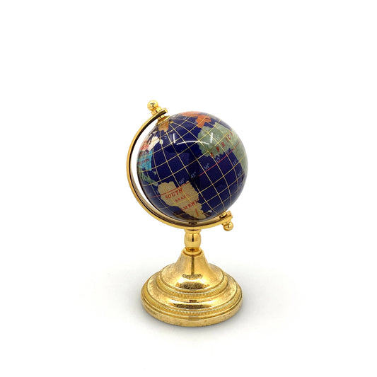 Terrestrial Earth Spinning Desk Globe - Paperweight - 6” Pre-Owned