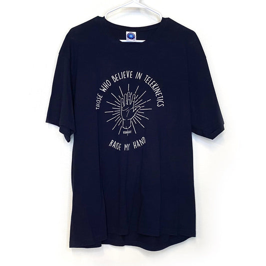Star World Kurt Vonnegut, Jr. “Telekinetics” Size XL Black T-Shirt S/s EUC