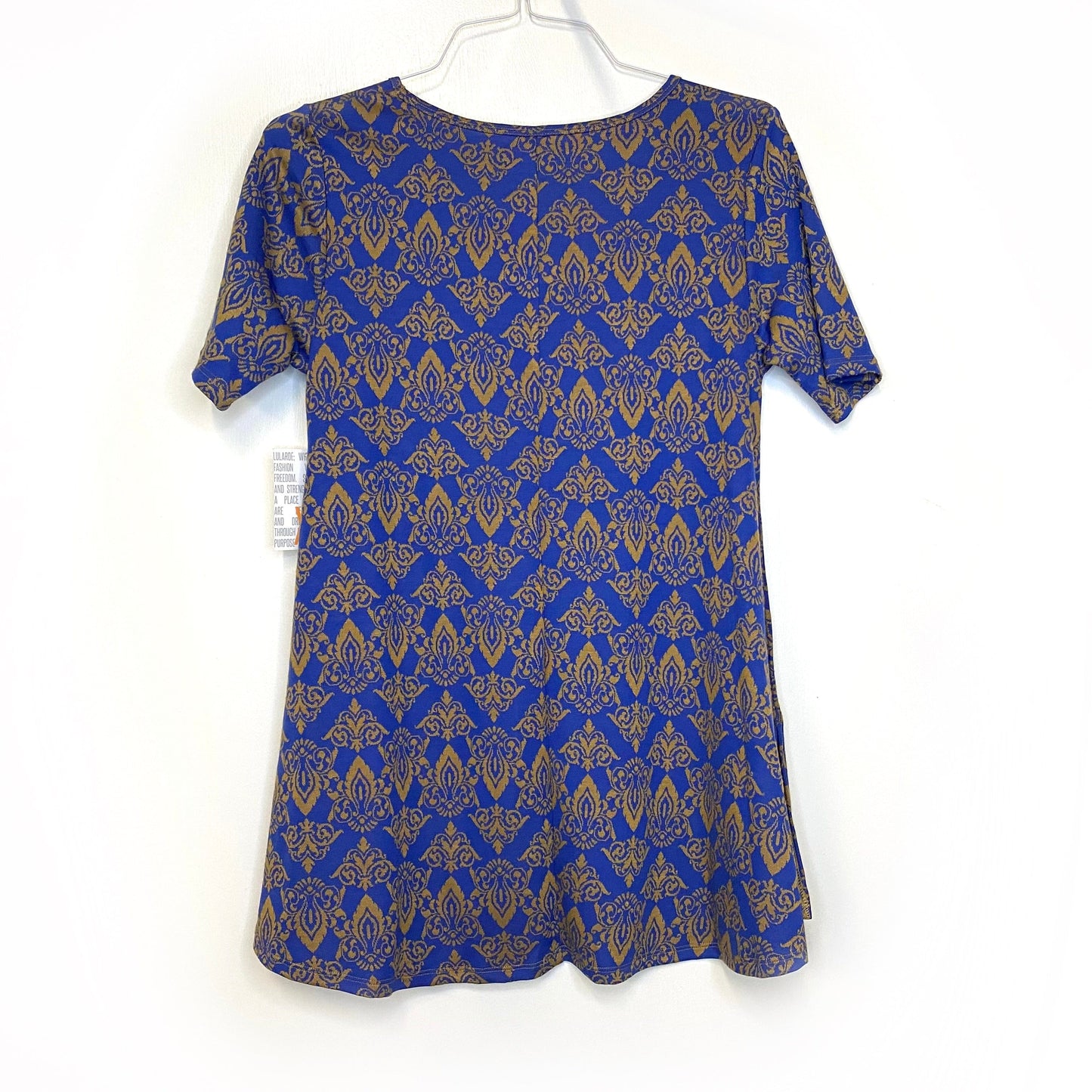 LuLaRoe Vault | Perfect T Swing Top | Size: XS (4-10) | Color: Blue | Anthemion | NWT