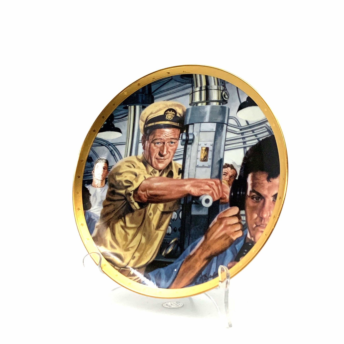 John Wayne | Symbol Of Naval Strength | Franklin Mint Collectors Plates Series | 8 in.