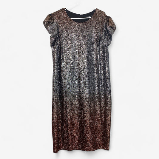 Lane Bryant Women's Gold Glitter Cocktail Party Dress - Size 16 - New with Tags