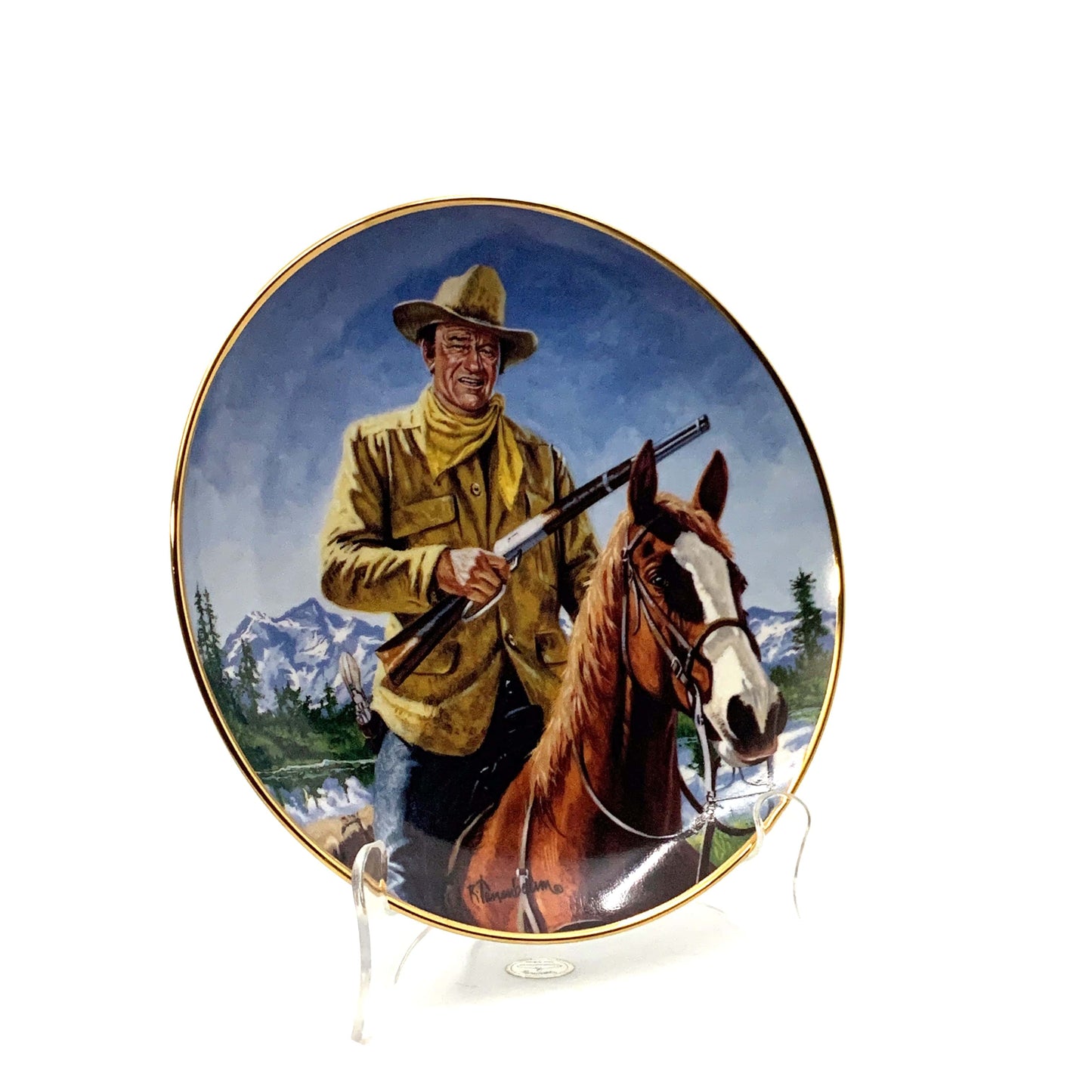 John Wayne | High Country | Franklin Mint Collectors Plates Series | 8 in.