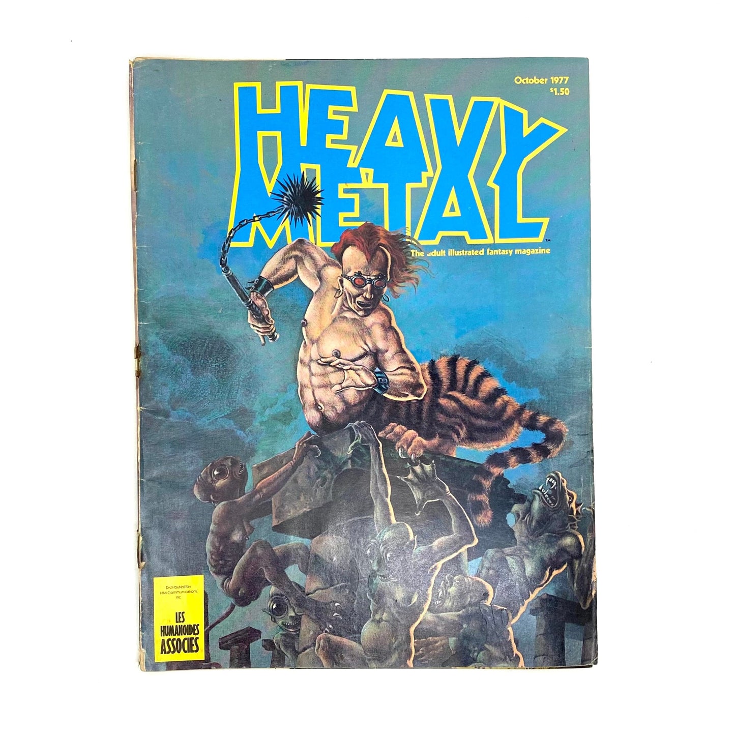 HEAVY METAL - Adult Illustrated Fantasy Erotic Magazine - October 1977