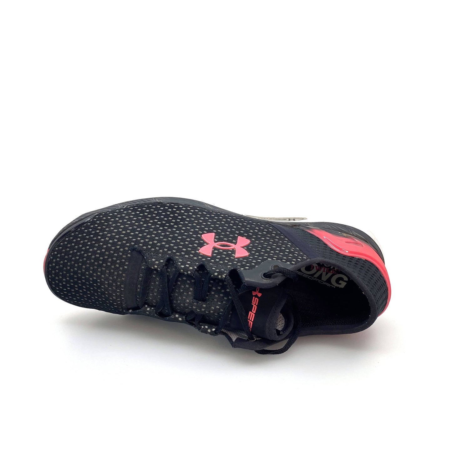 Under Armour | Womens Speedform Intake 2 Running Shoes | Color: Black/Pink | Size: 12 | Pre-Owned