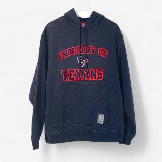 NFL Men's Houston Texans Black Pullover Hoodie Sweatshirt by Reebok - Size M