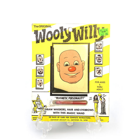 Vintage The Original Wooly Willy Magnetic Drawing Card Board Toy