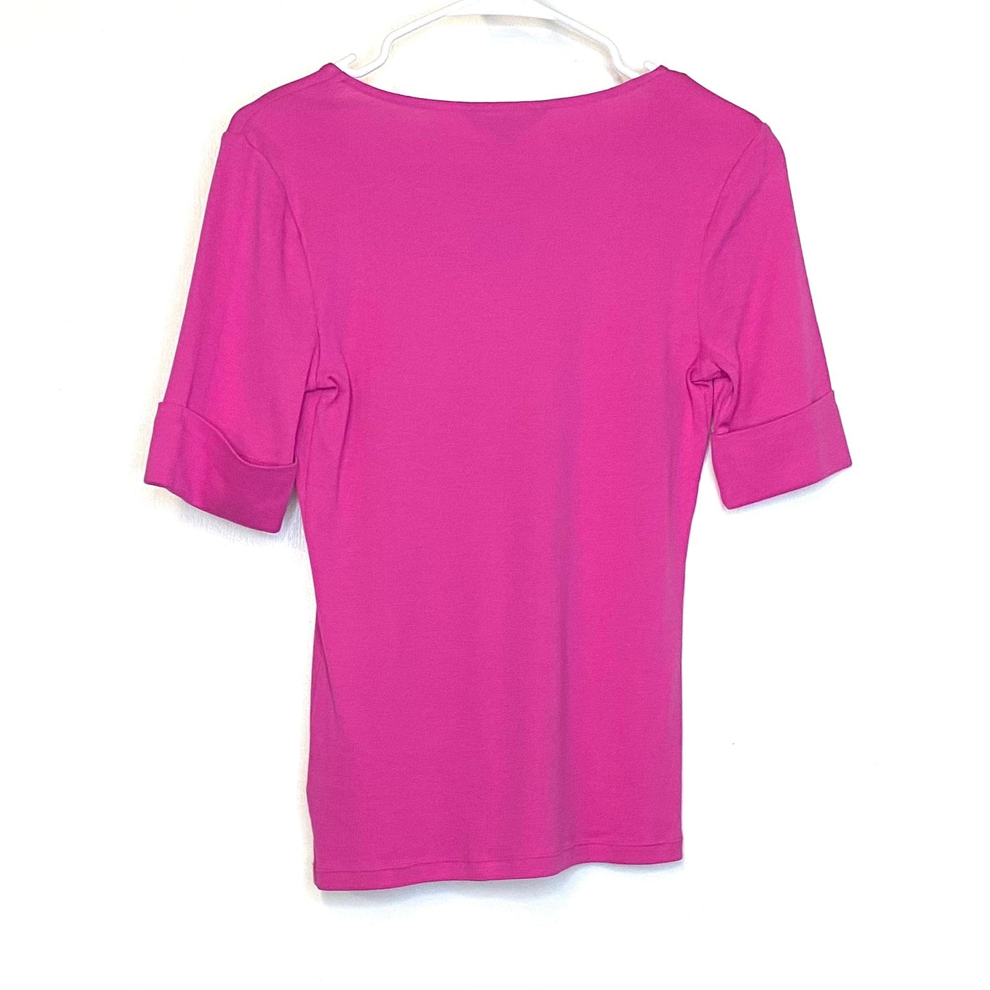 Ralph Lauren Womens Size S Fuchsia Pink ¾  Sleeves NWT