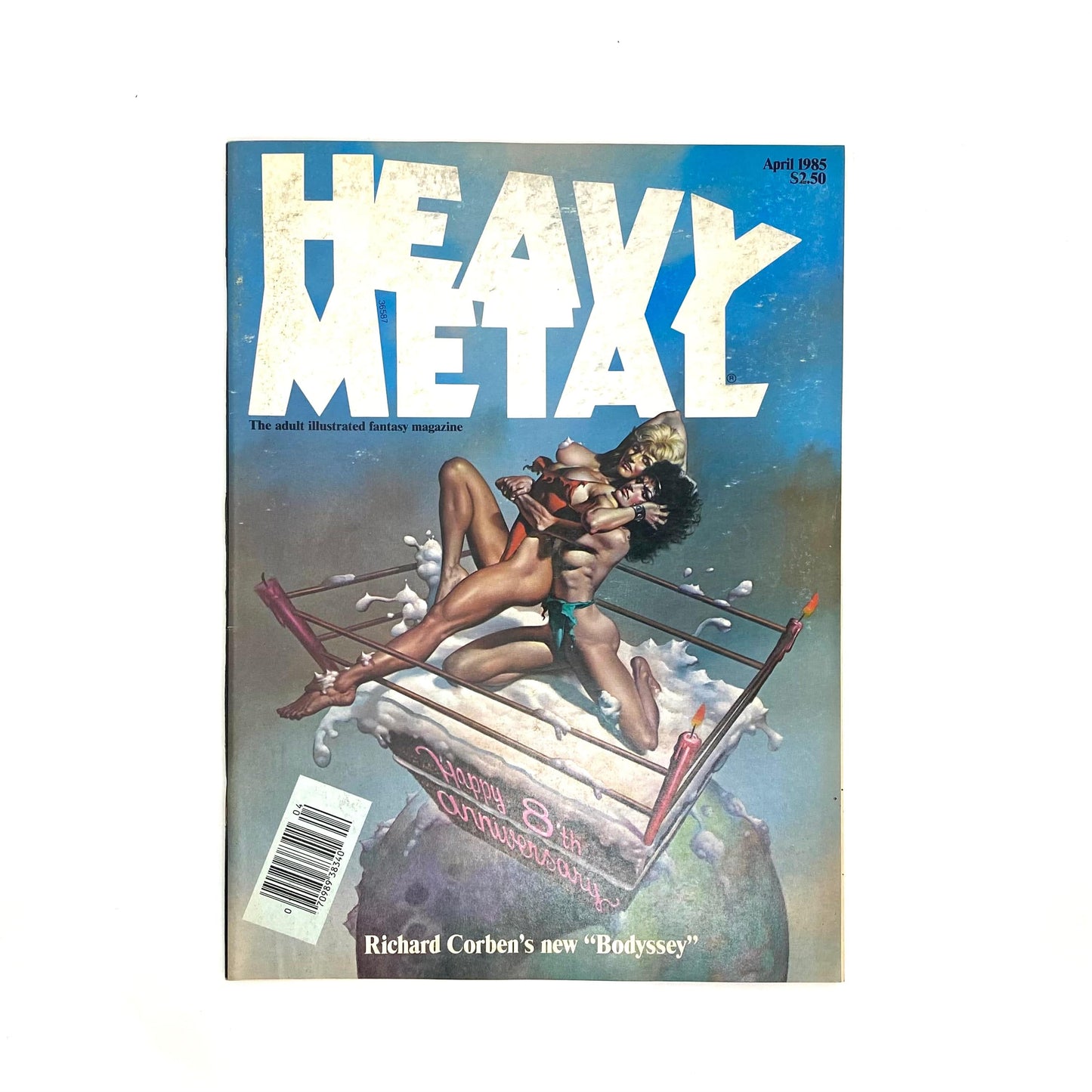 HEAVY METAL - Adult Illustrated Fantasy Erotic Magazine - April 1985