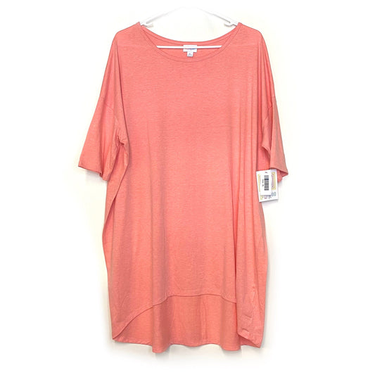 LuLaRoe | Peach Pink Irma Tunic Heather Top | Size: XL | S/s | NWT