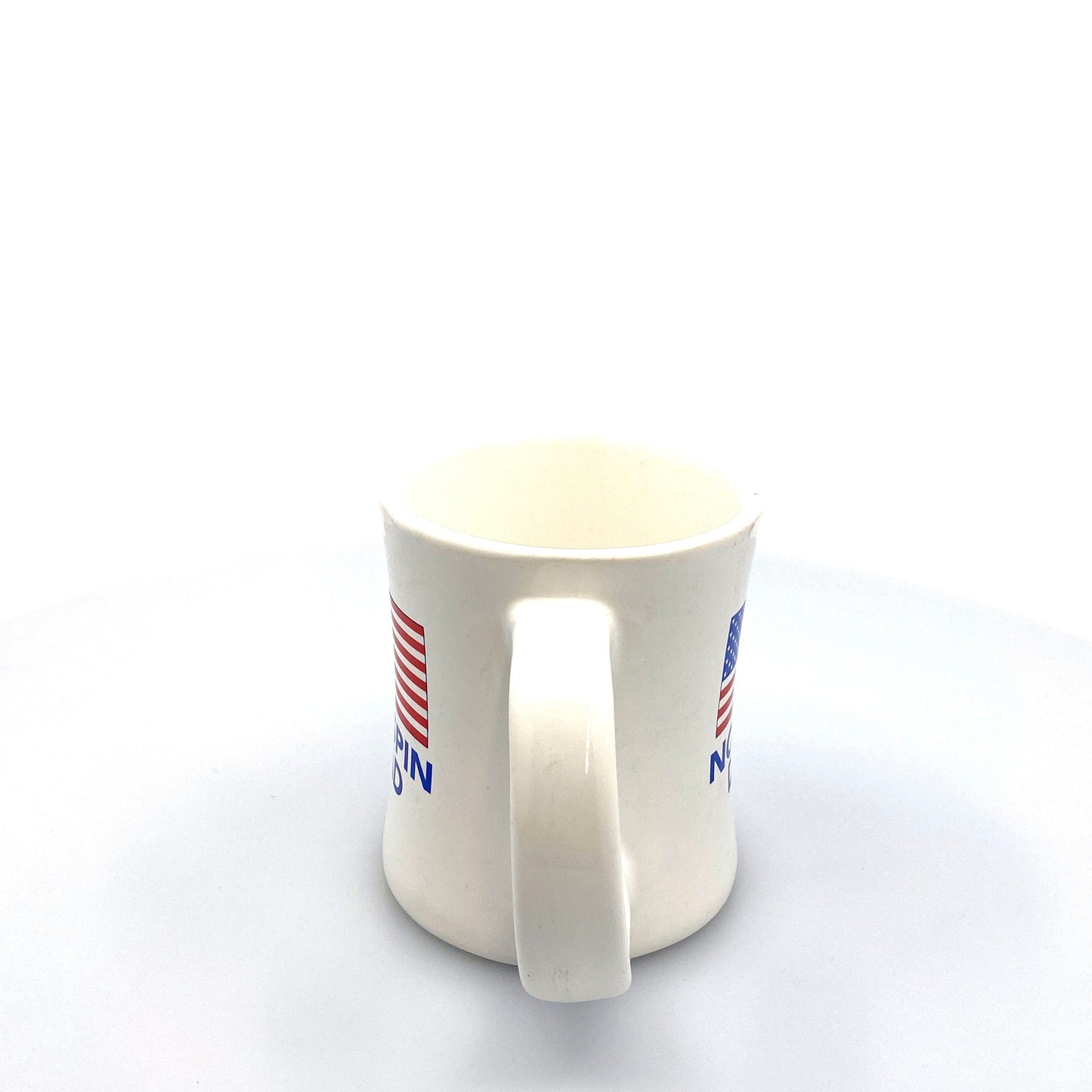 "No Spin Dad" Bill O'Reilly Coffee White Ceramic American Flag 14 Fl Oz