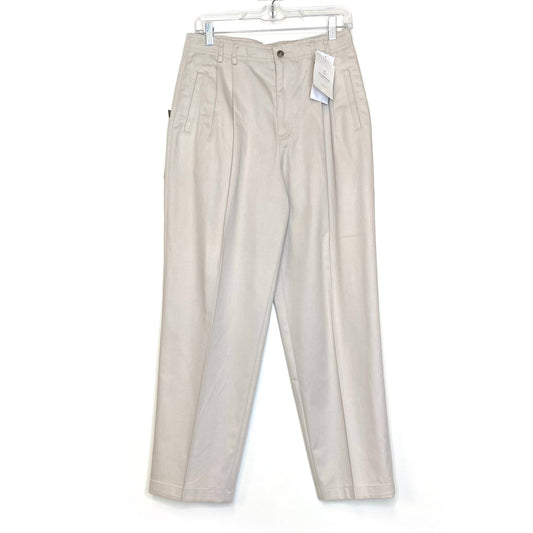 Liz Claiborne LizSport Womens Size 12R Petite Beige Chino Pants Wrinkle-Free NWT