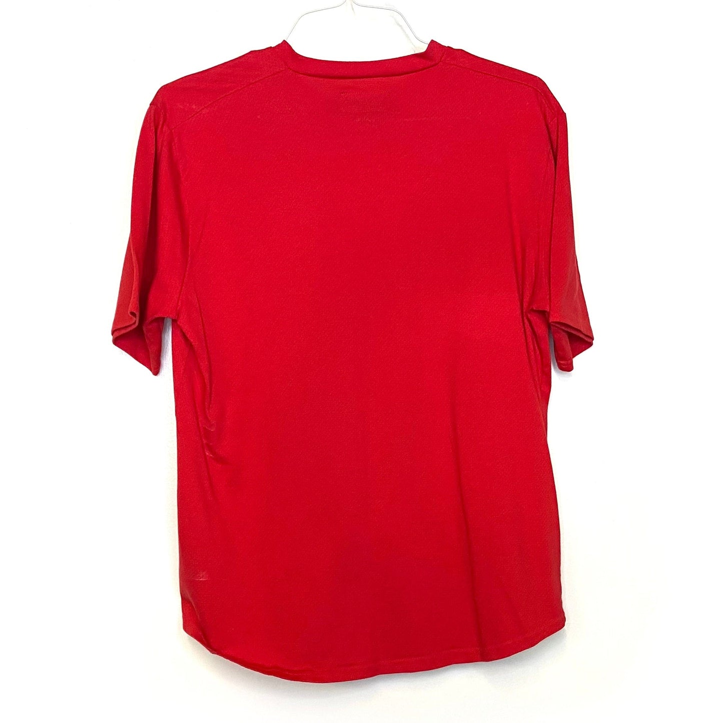 Brixton MFG Company Mens Size L Red Mesh Henley T-Shirt S/s EUC