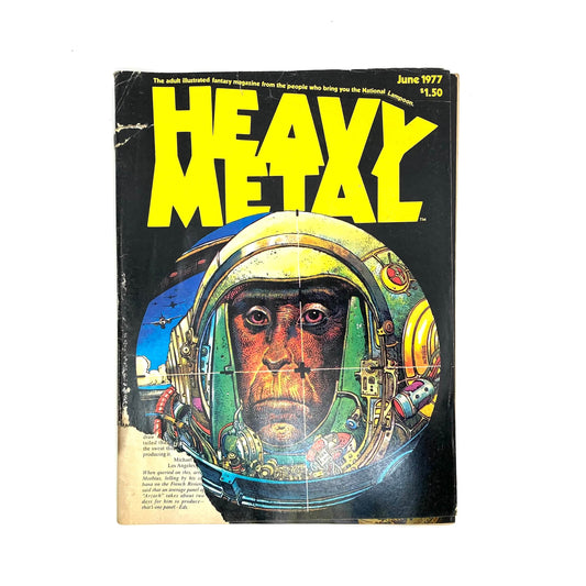 HEAVY METAL - Adult Illustrated Fantasy Erotic Magazine - June 1977