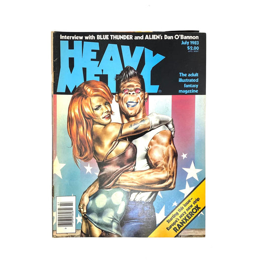 HEAVY METAL - Adult Illustrated Fantasy Erotic Magazine - July 1983
