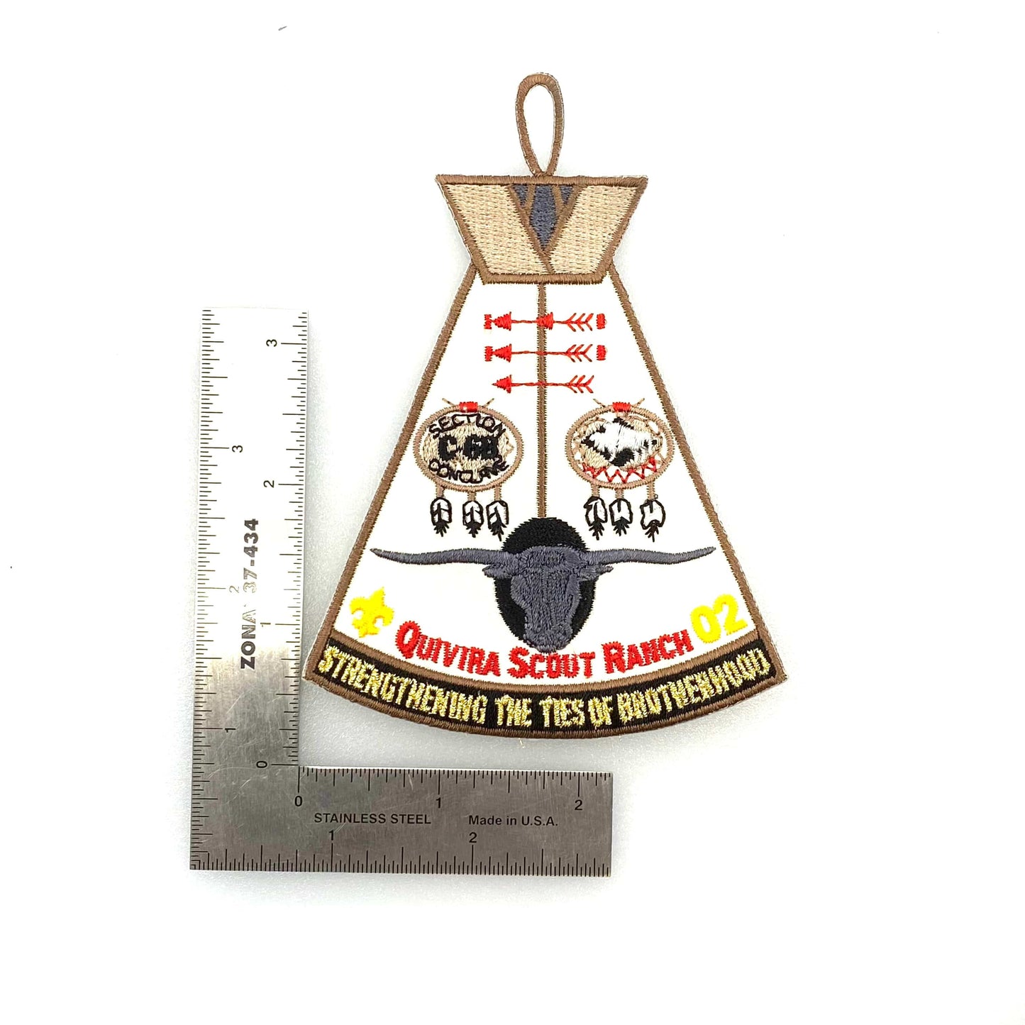 Vintage Boys Scouts of America 2002 Conclave Badge Patch Tepee NEW