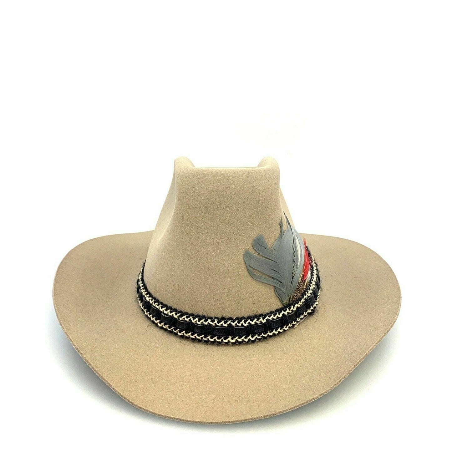 Rockmount Ranch Wear Mens Size 7 1/4” Beige Tru-West Cowboy Hat