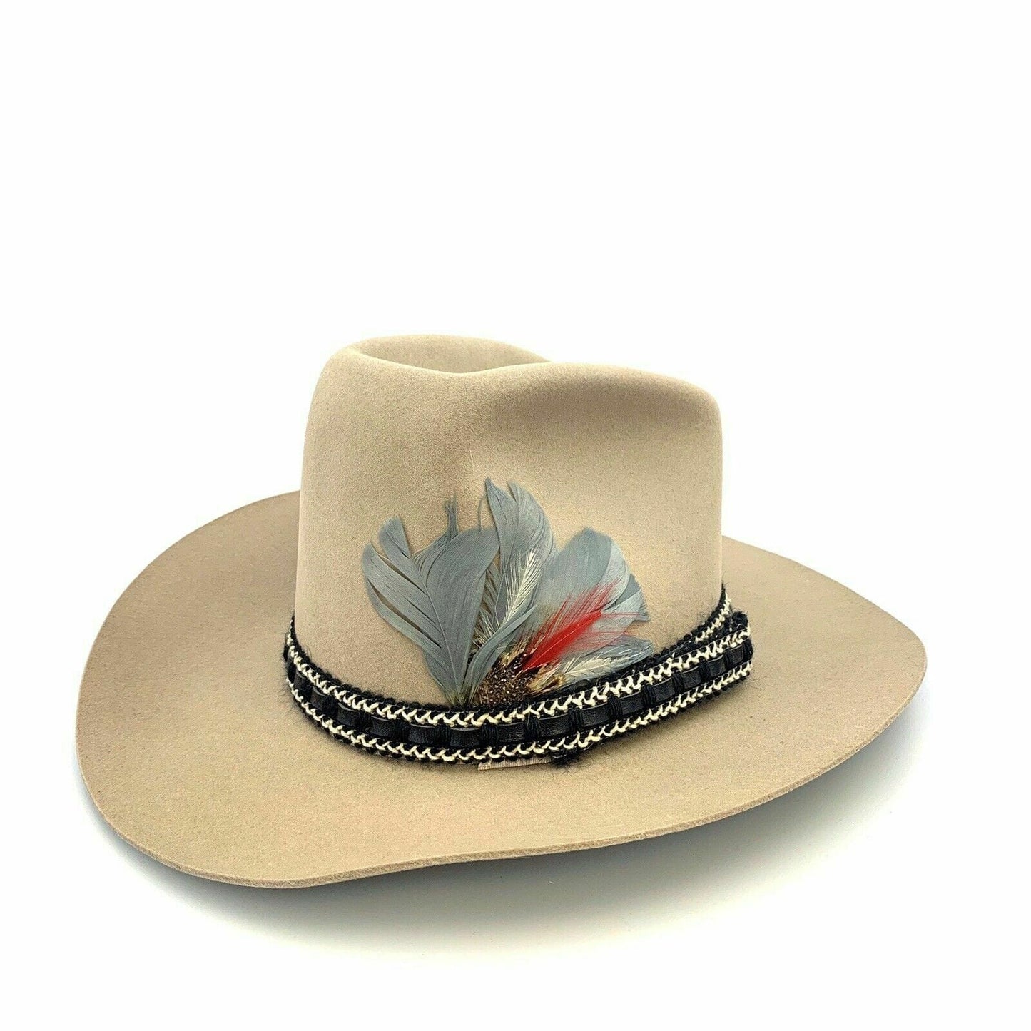 Rockmount Ranch Wear Mens Size 7 1/4” Beige Tru-West Cowboy Hat