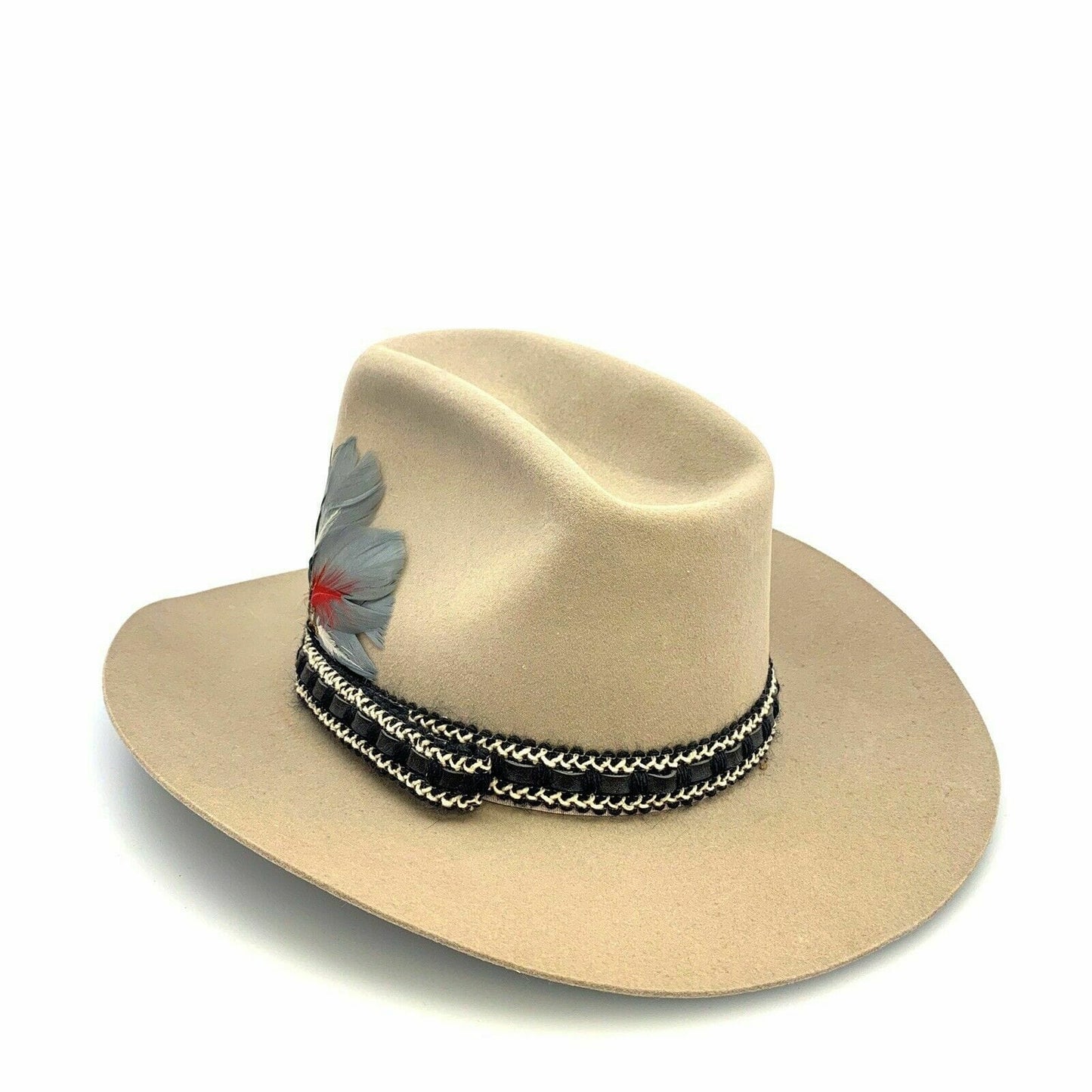 Rockmount Ranch Wear Mens Size 7 1/4” Beige Tru-West Cowboy Hat