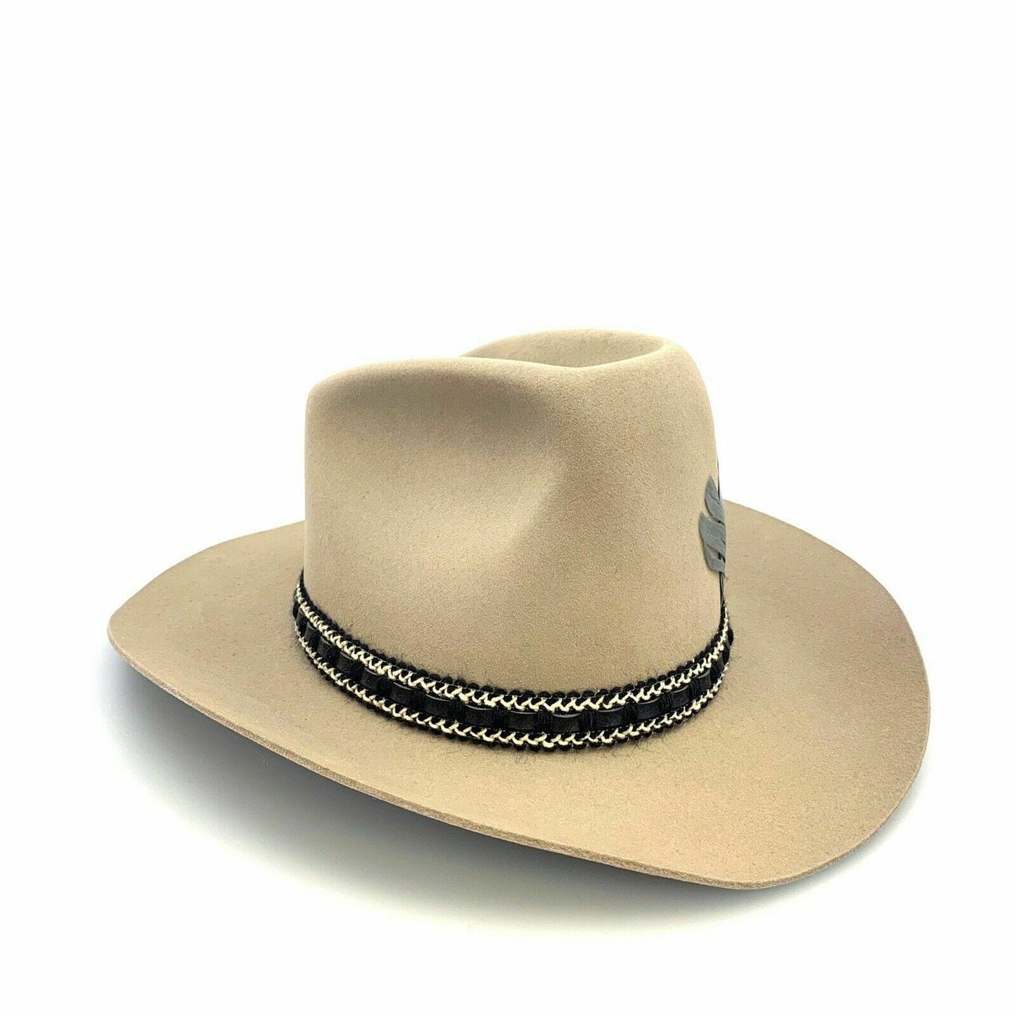 Rockmount Ranch Wear Mens Size 7 1/4” Beige Tru-West Cowboy Hat