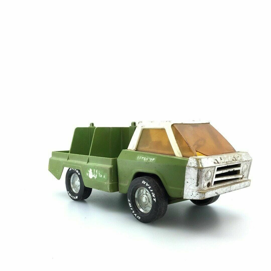 Vintage NYLINT Farms Kennel Truck, Green - For Parts or Repair