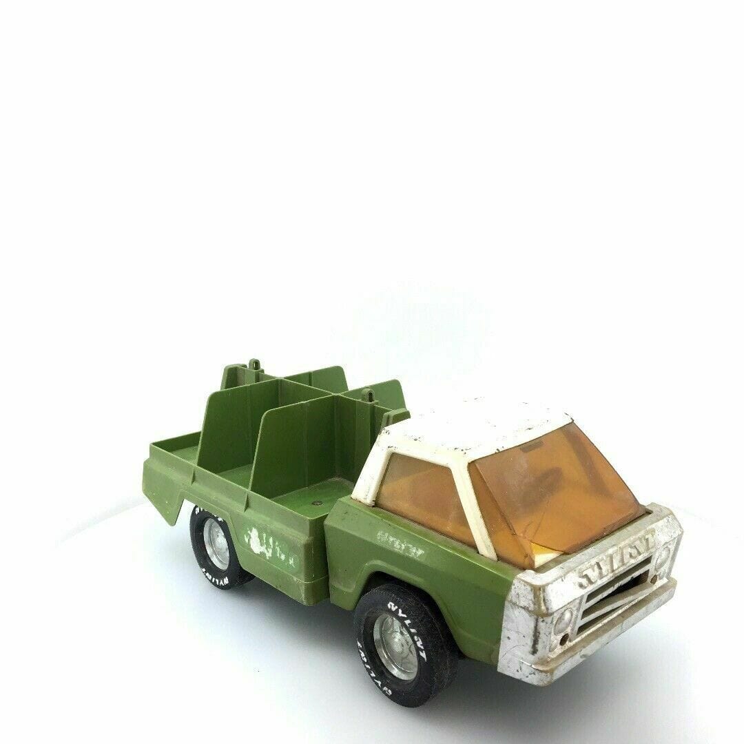 Vintage NYLINT Farms Kennel Truck, Green - For Parts or Repair