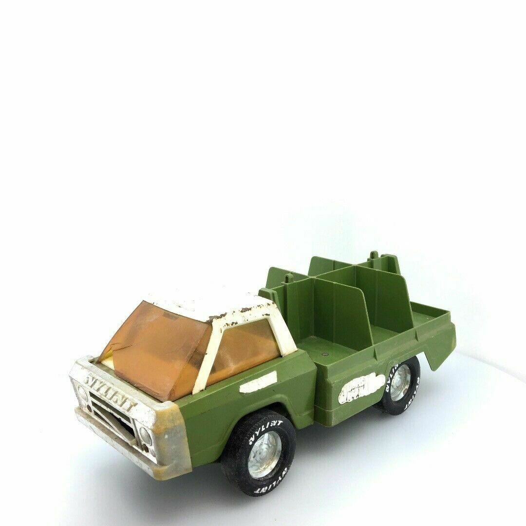 Vintage NYLINT Farms Kennel Truck, Green - For Parts or Repair