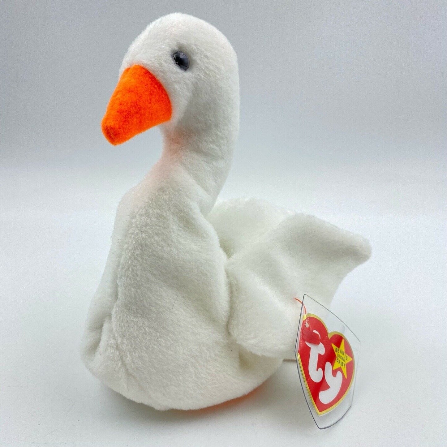 Ty Original Beanie Babies “Gracie” The Swan 1996 MINT Condition - Tag Errors