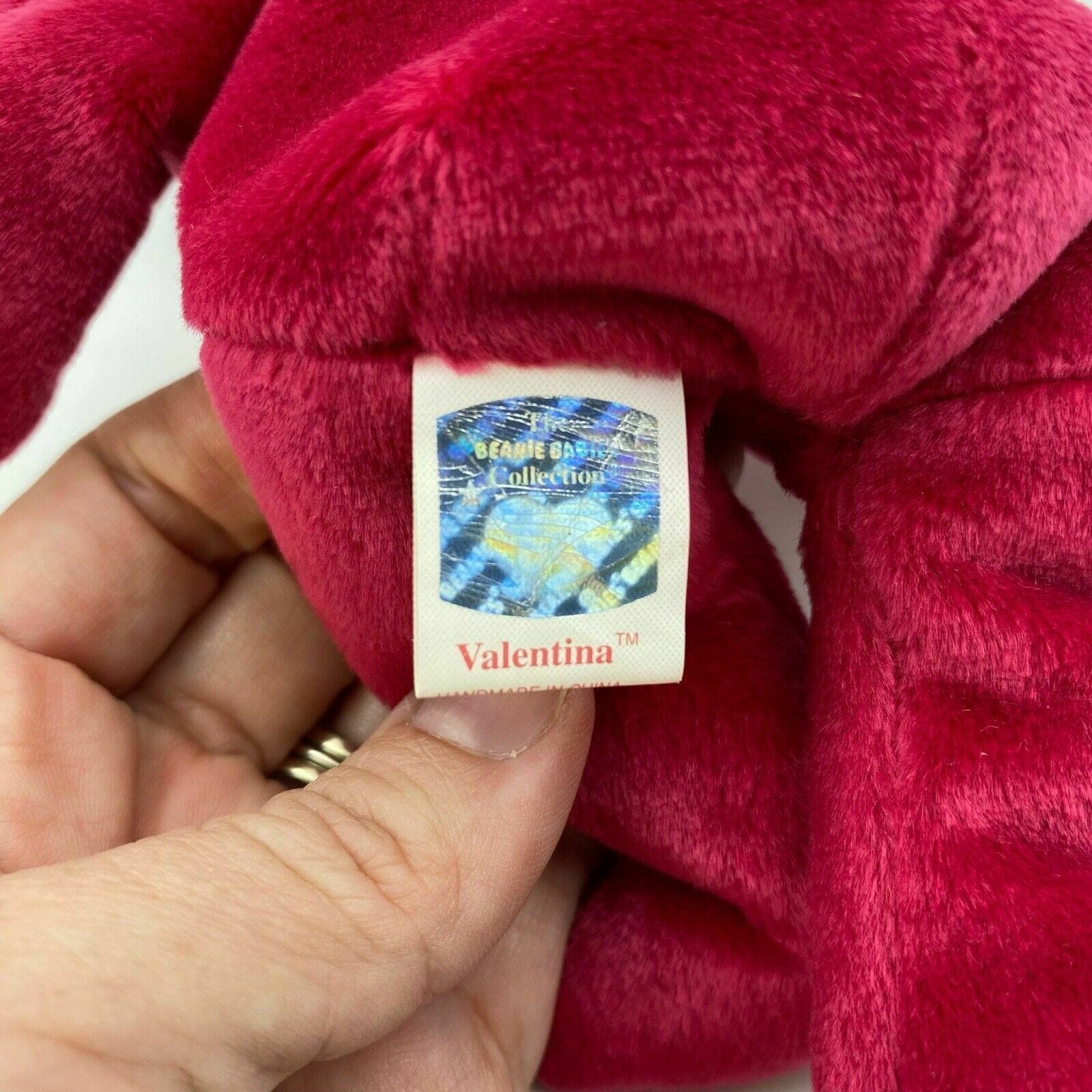 1999 valentina shop beanie baby